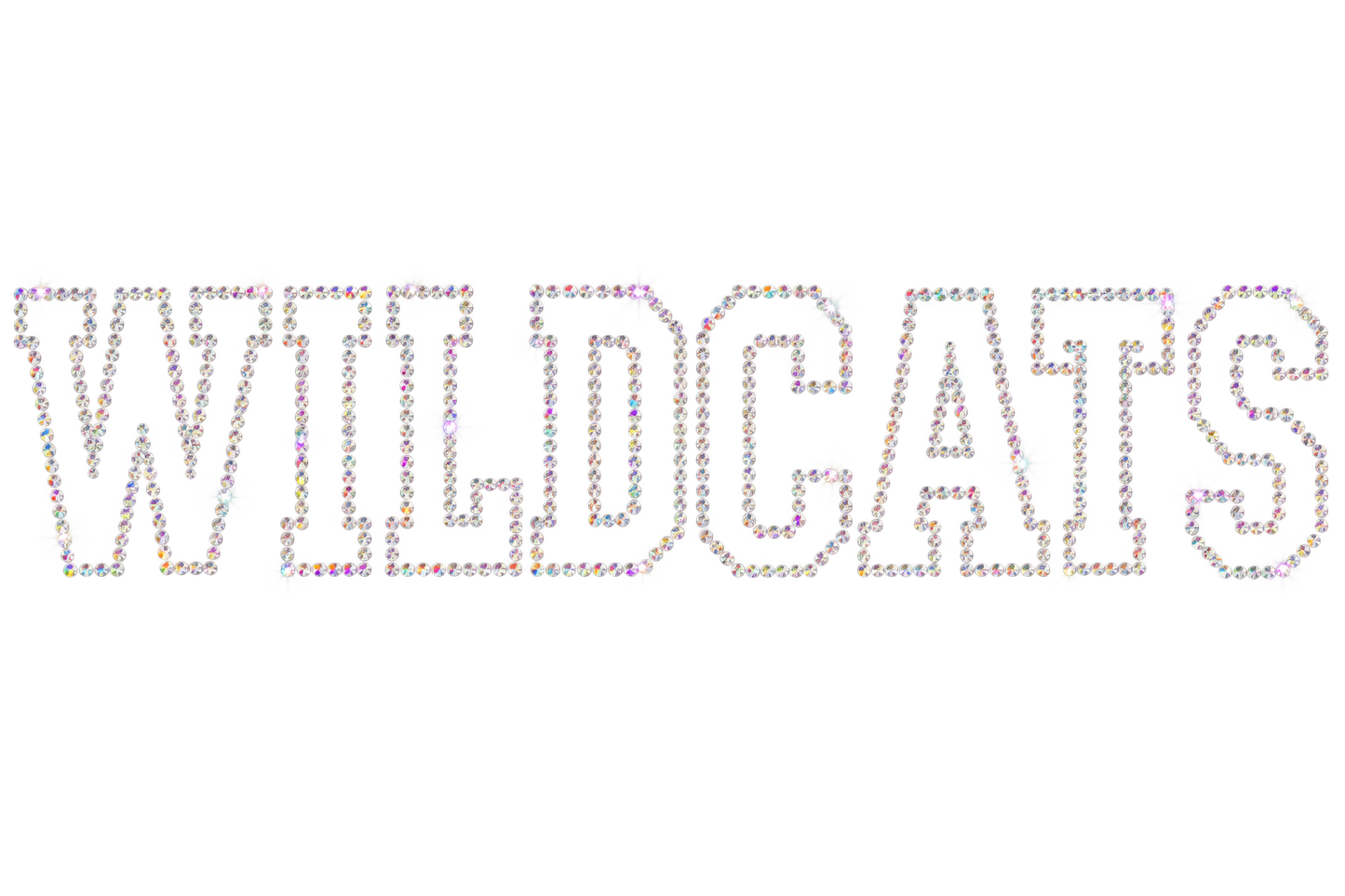 SCHOOL NAME RHINESTONES