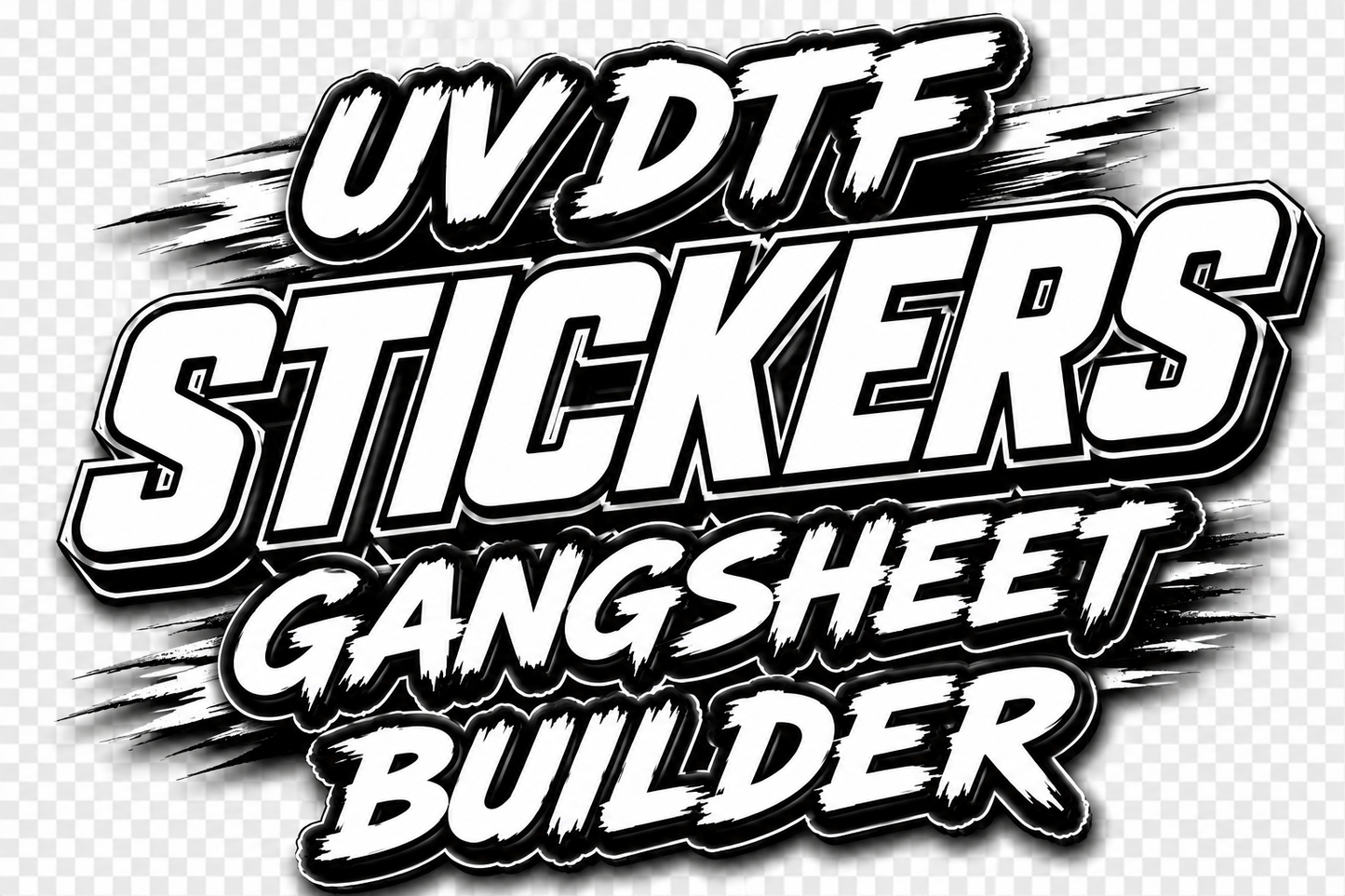 Build your own -UV-DTF Gangsheet 22"